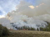 Wildfires Rage In Wyoming With Dollar Lake Fire Leading The Pack