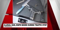 Illegal firearm seized in traffic stop