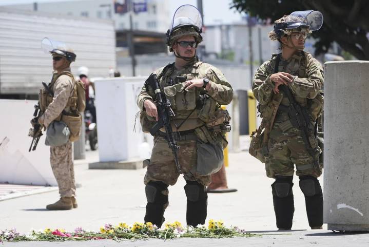 Trial begins over Trump’s deployment of troops in California