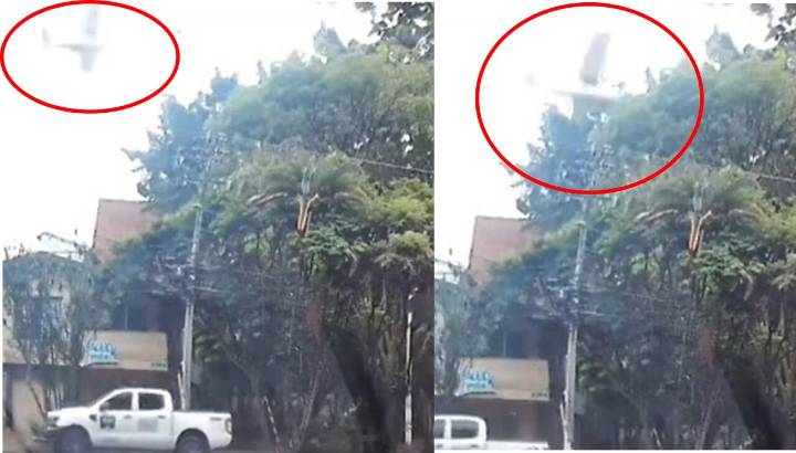 Impactante video lo muestra todo: así fue el «milagroso» aterrizaje de emergencia de la avioneta en Medellín