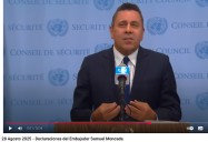 (VIDEO) Declaración de embajador de Venezuela en la ONU, Samuel Moncada