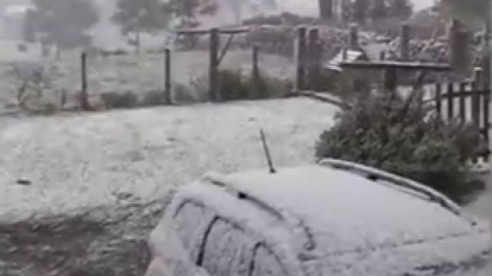 La nieve sorprende en Brasil con una ola de frío que rompe récords de temperatura en el sur del país