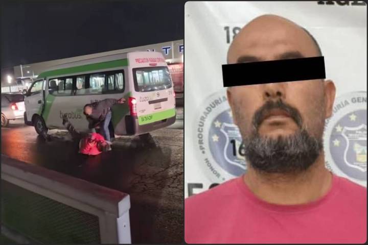Atrapan y envían a prisión preventiva a agresor de conductor del Tuzobús