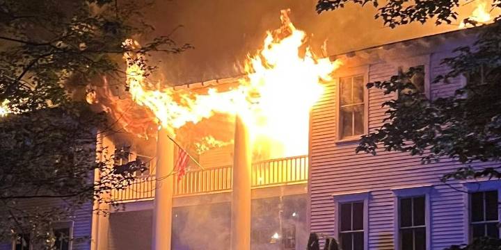 Woman charged with arson after fire severely damages historic Ky. building