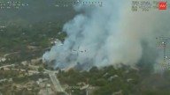 Un incendio de vegetación obliga a desalojar una urbanización en Torrelodones (Madrid)