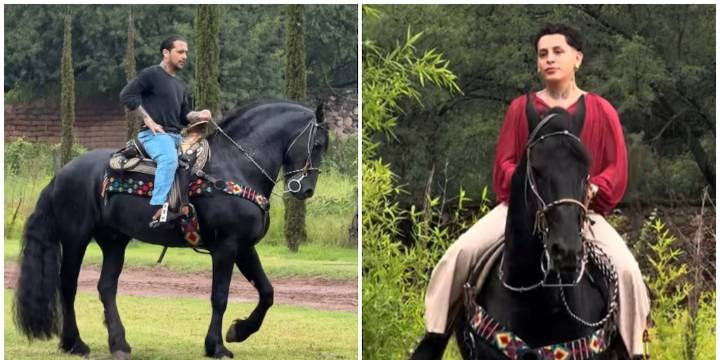 Critican a Christian Nodal por su nuevo video con Kunno: “Lo ha visto más veces que a Inti”