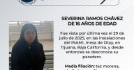Se busca a Severina Ramos Chávez de 16 años