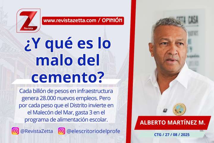 ¿Y qué es lo malo del cemento? – Opinión de Alberto Martínez Monterrosa