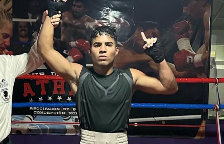 Concepción se pone los guantes: debut profesional de “Chocolatito” Arteaga