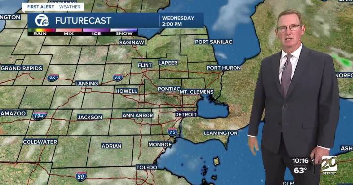 Metro Detroit Weather: Dry Wednesday, Rain returns Thursday