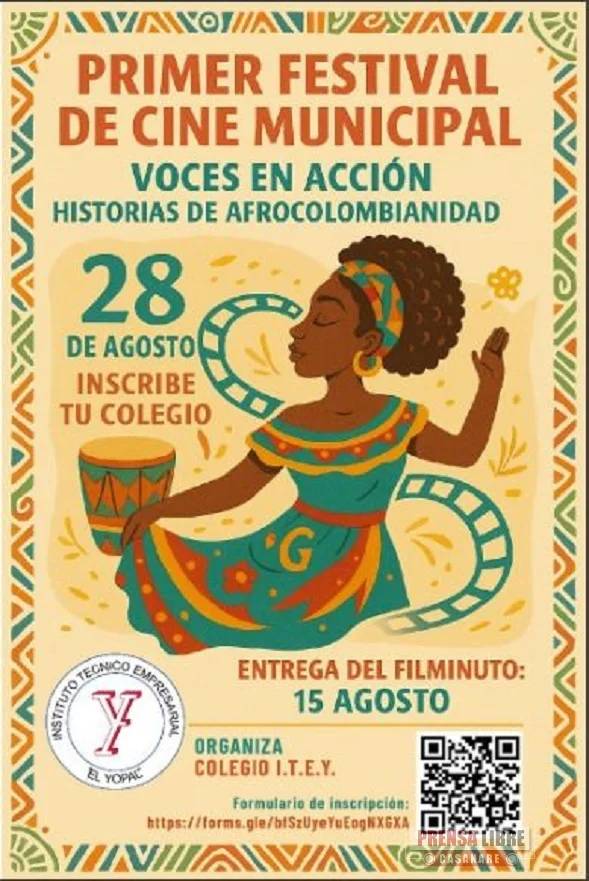 Festival de Cine del colegio ITEY de Yopal celebra la afrocolombianidad