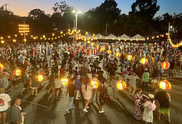 Bon Odori at Buddhist Temple of San Diego