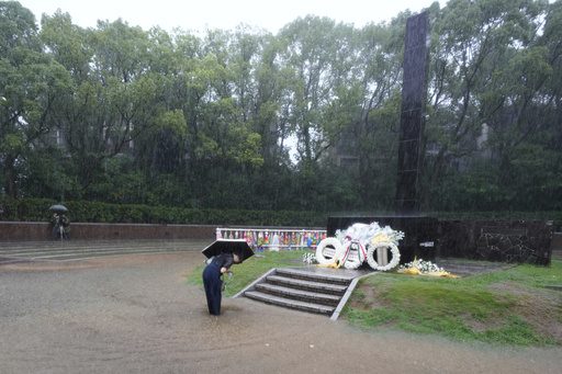 Nagasaki marks 80th A-bomb anniversary as survivors put hopes of nuke ban in the hands of youth