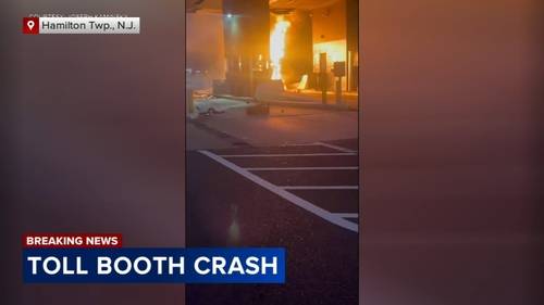 Fiery crash at Egg Harbor Toll Plaza on Atlantic City Expressway under investigation