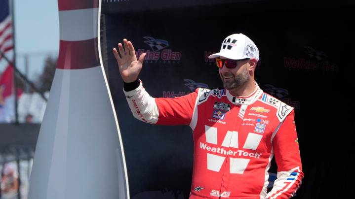 Shane van Gisbergen makes history with emotional fourth cup series win at Watkins Glen