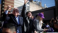 Argentina’s president pelted with objects at campaign rally