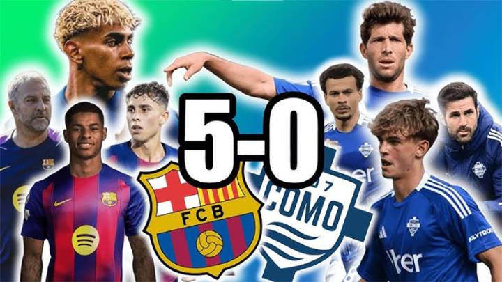 Trofeo Joan Gamper: Barcelona con doblete de Yamal apabulla por 5