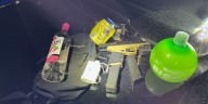 Sheriff: 19-year-old arrested after gun, open alcohol found in car during Salem traffic stop