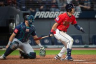 Kyle Manzardo on Guardians’ Steven Kwan’s catch: “He Supermanned it”