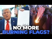 Trump Issues Order Defying Supreme Court Precedent on Flag Burning
