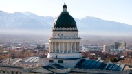 Broken water main closes road to Utah Capitol