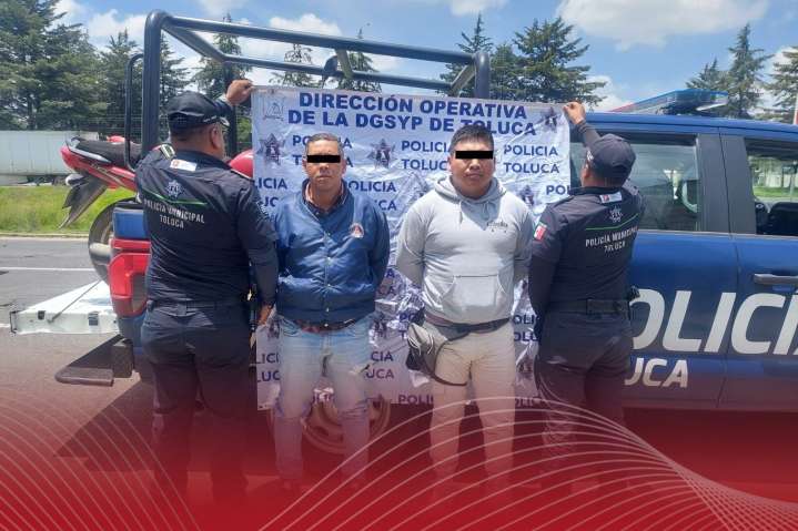 Detienen en Toluca a tres presuntos prestamistas “gota a gota”