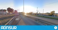 10:52 Por un pozo: un joven despistó con su moto en plena Ruta 3 y fue trasladado al hospital