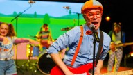 Blippi is on his way to Columbia. Here's how to shout and sing along