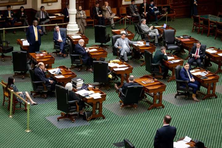 Majority of Democrats in the Texas Senate walk out ahead of chamber’s vote on redistricting bill