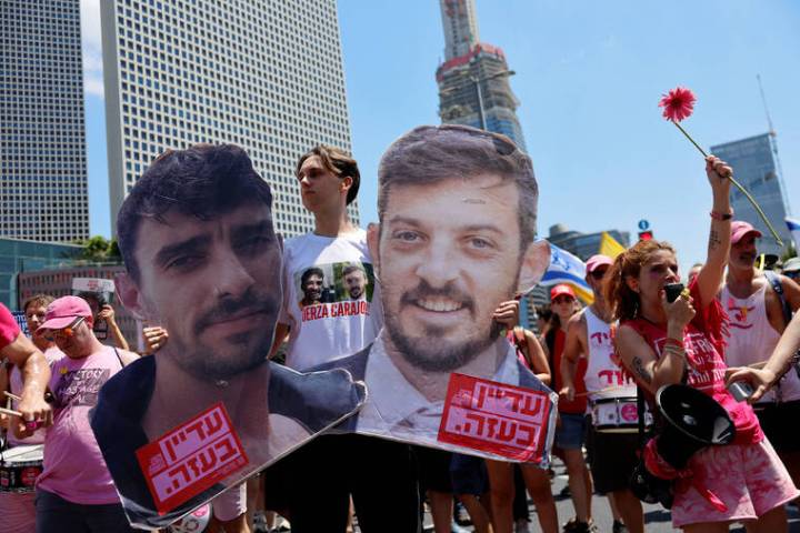 Israelis stage nationwide protests to demand end to Gaza war