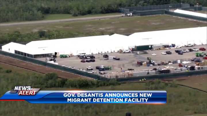 DeSantis announces plans for second immigration detention facility in north Florida