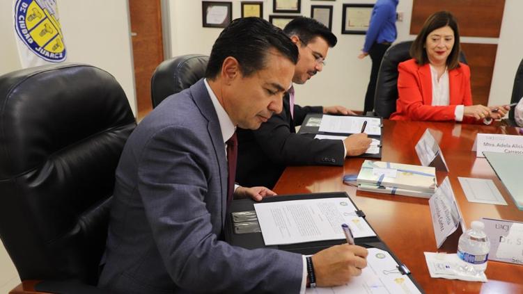 Renovaron TEE y UACJ convenio para impulsar actividades académicas