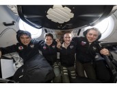Astronauts return to Earth with SpaceX after 5 months at ISS