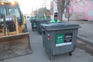 Parque Industrial: reemplazan canastos comunitarios por nuevos contenedores plásticos