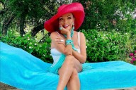 Joan Collins Wore a One-Piece Swimsuit and Sarong, Get the Look
