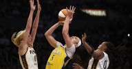 Aliyah Boston makes a key steal late to help Fever beat the Sparks 76