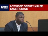 Man accused of killing deputy takes the stand