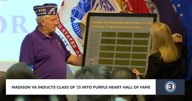 Madison VA inducts 5 veterans into Purple Heart Hall of Honor