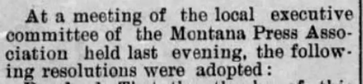 Harmon’s Histories: One newspaper page, a lively look back at 1896 Missoula