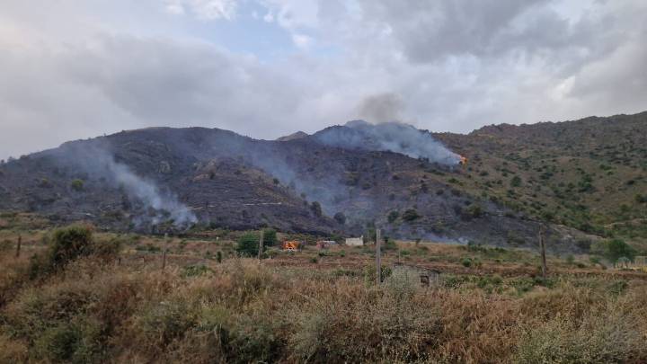 Extinguido el incendio en los Túneles del Serrallo del sábado