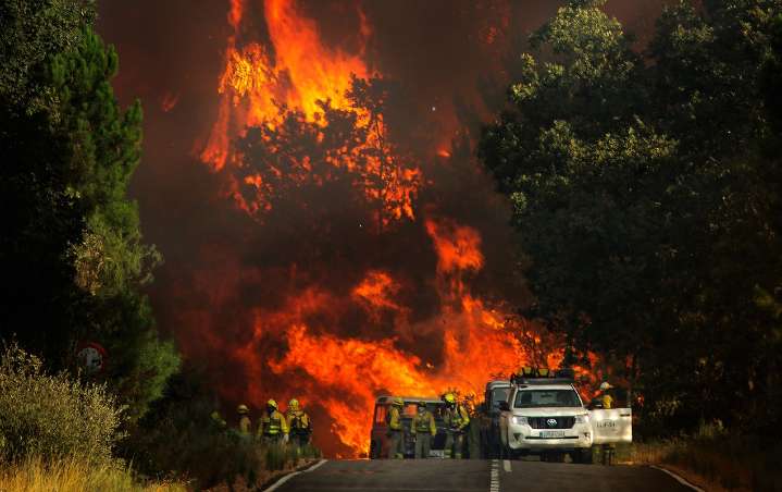 Incendios en la herida abierta de La Raya