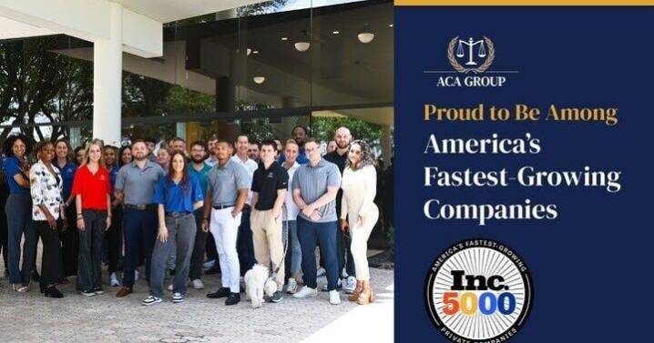 ACA Group Named to the 2025 Inc. 5000 List as One of America's Fastest-Growing Private Companies, Ranking No. 707 with 585% Three