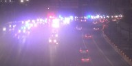 Girl injured in freeway crash that backed up westbound traffic
