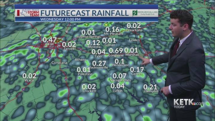 Tuesday Morning Forecast: Showers and storms possible