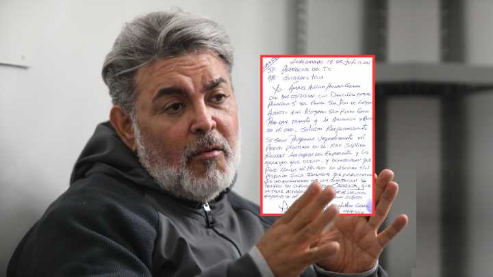Chibolín envió carta al TC para anular su prisión preventiva "sin riesgo de fuga"