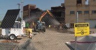 Demolition begins on long vacant Mammoth building in Detroit