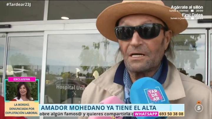 Amador Mohedano actualiza su estado de salud tras salir a la luz las impactantes imágenes de su cambio físico: "Todavía débil"