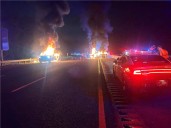 Trooper, witness rescue crash victim from burning vehicle in Sumter County