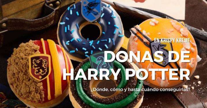 ¿Dónde conseguir las donas de Harry Potter que lanzó Krispy Kreme y hasta cuándo?