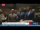 Vice President Vance, Pete Hegseth meet with National Guard amid Trump's crackdown